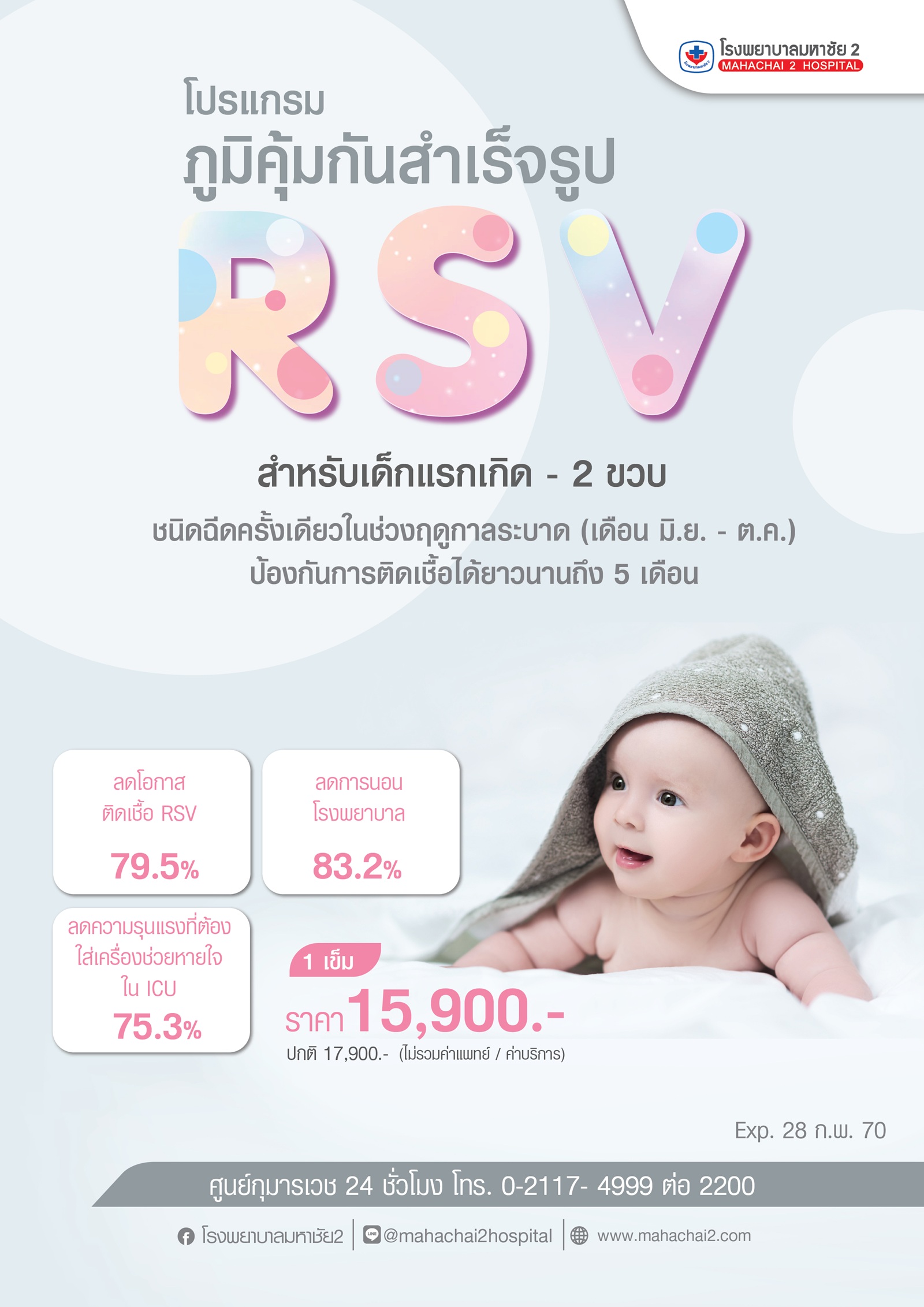 #วัคซีนRSV #ภูมิคุ้มกันRSV #RSVในเด็กเล็ก #หมอเด็กแนะนำ #โรงพยาบาลมหาชัย2